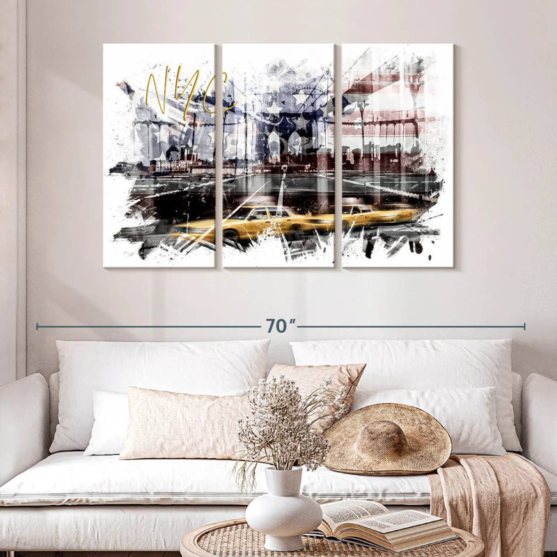 Nicci NYC Composing, 32" H x 50" W