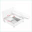 Canapé modulaire à 3 places contemporain en forme de L avec siège de rangement et amp; Repose-pieds | Chameau | Chenille