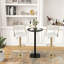 Ensemble de 4 tabourets de bar réglables en velours Everly Quinn-565330155