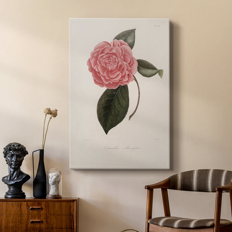 Imprimé floral rétro CXLI - galerie sur mesure, H 27 po x l 18 po