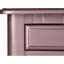 Contemporary Style Rose Gold Bedroom Vanity , Foldable Mirror, Drawers And A Comfortable Padded Round Stool, Rubberwood Solid Wood With Three - Piece Five Material