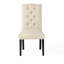 2 chaises de salle à manger - Décoration élégante pour le salon, 42 po de hauteur x 24,5 po de largeur, 21,31 po de profondeur, 2 décorations de style moderne, 42 po x 24,5 po x 21,31 po