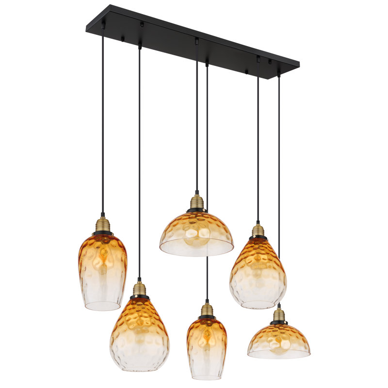 Azma 6 - Light Matte Black Pendant