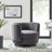 Velvet Swivel Armchair-450587103