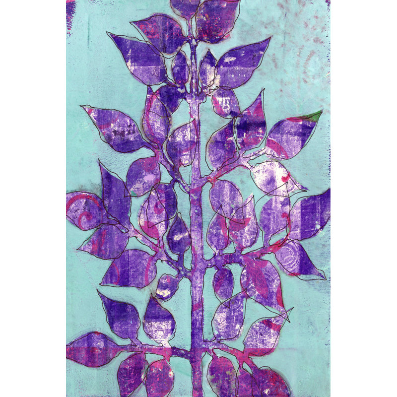 Mauve Planta II, H 12 po x l 8 po x P 1 po