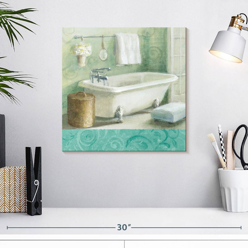 Lilie Refresh Bath Border I, 16'' H x 16'' W