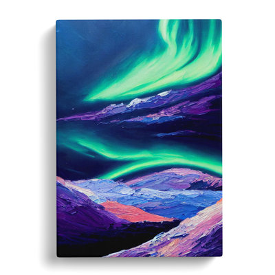 Northern Lights Painting Vol.3 - Wrapped Canvas