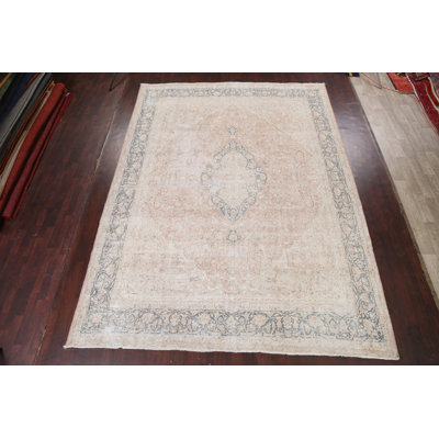 Muted Distressed  Traditional Area Rug 10x13