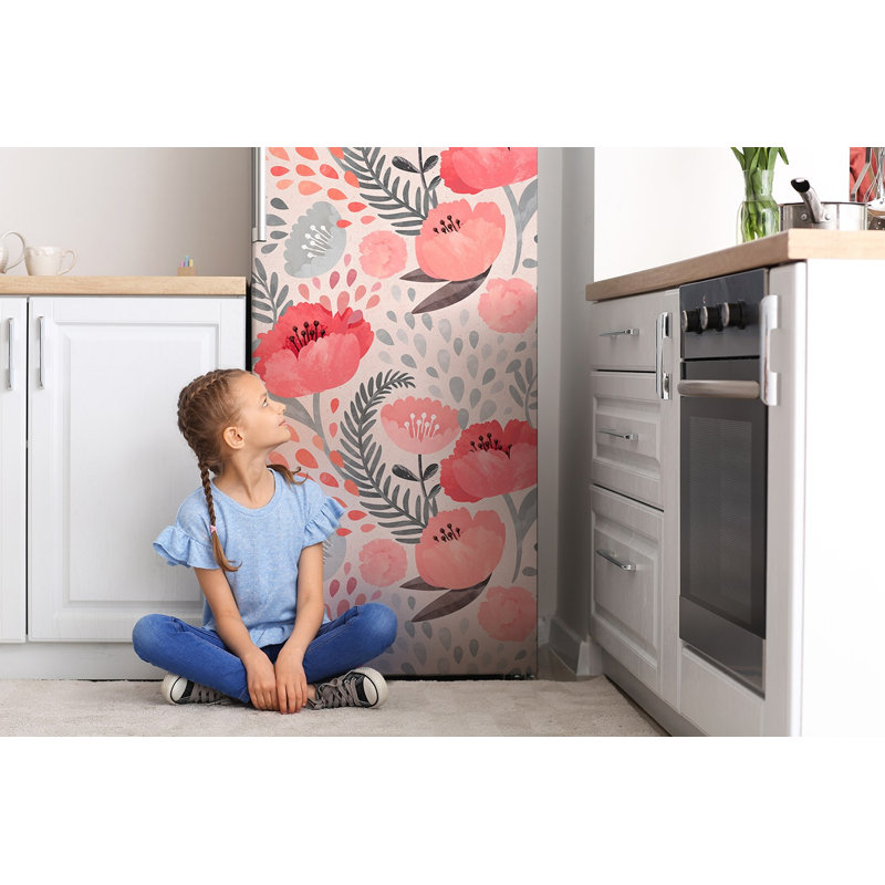 Plants & Flowers Door Decal, 190cm H x 70cm W