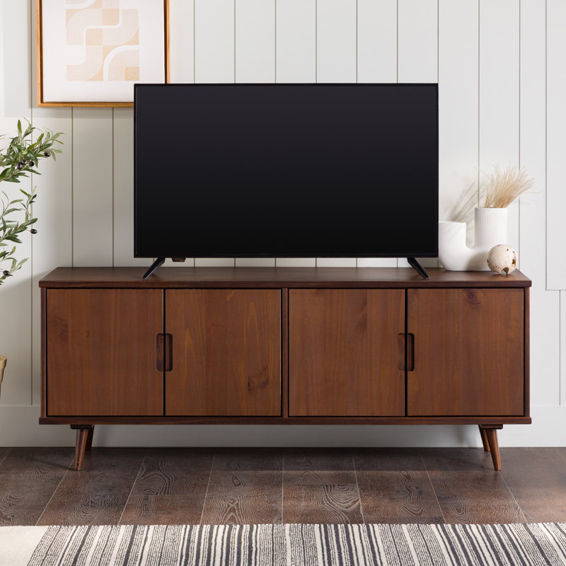 Guernsey Unfinished TV Stand, Walnut