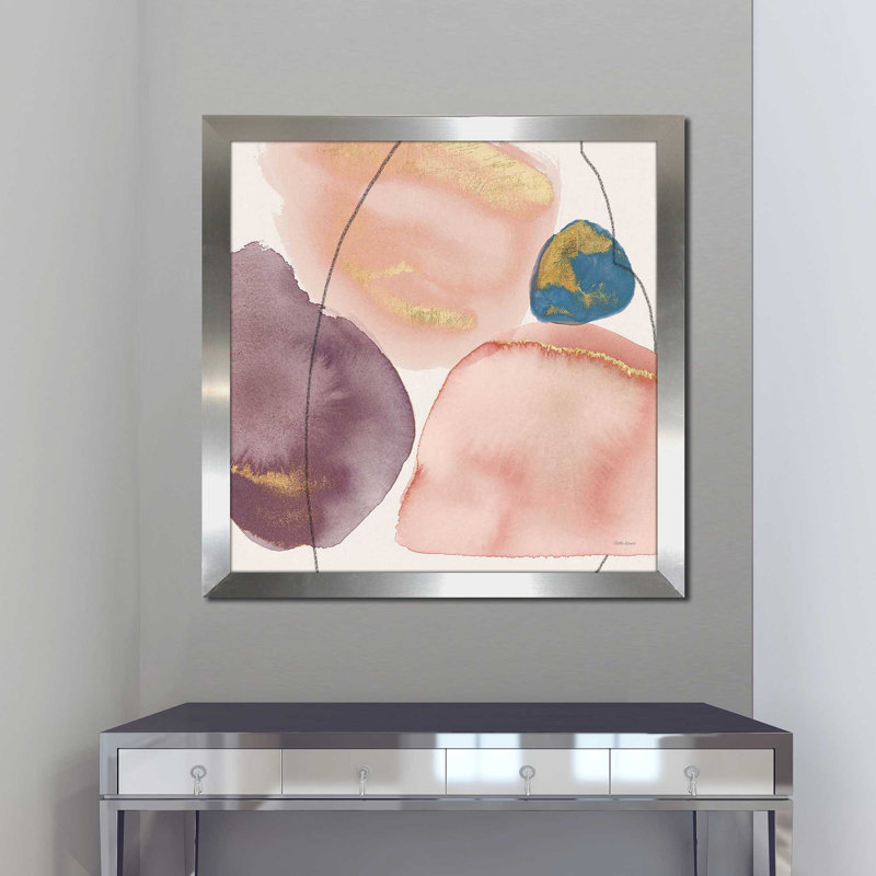 «Petal Passion Xi» par Beth Grove, reproduction, Encadrement argenté, H 25 po x l 25 po x P 1 po
