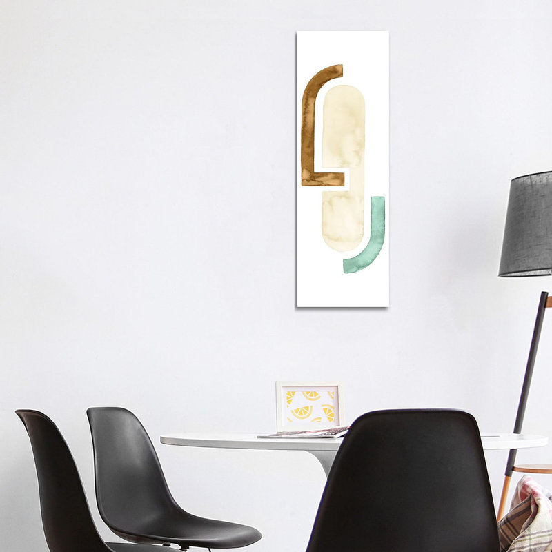 Strata Shift by Grace Popp - Wrapped Canvas Panoramic Painting, 30.48 cm H x 91.44 cm W