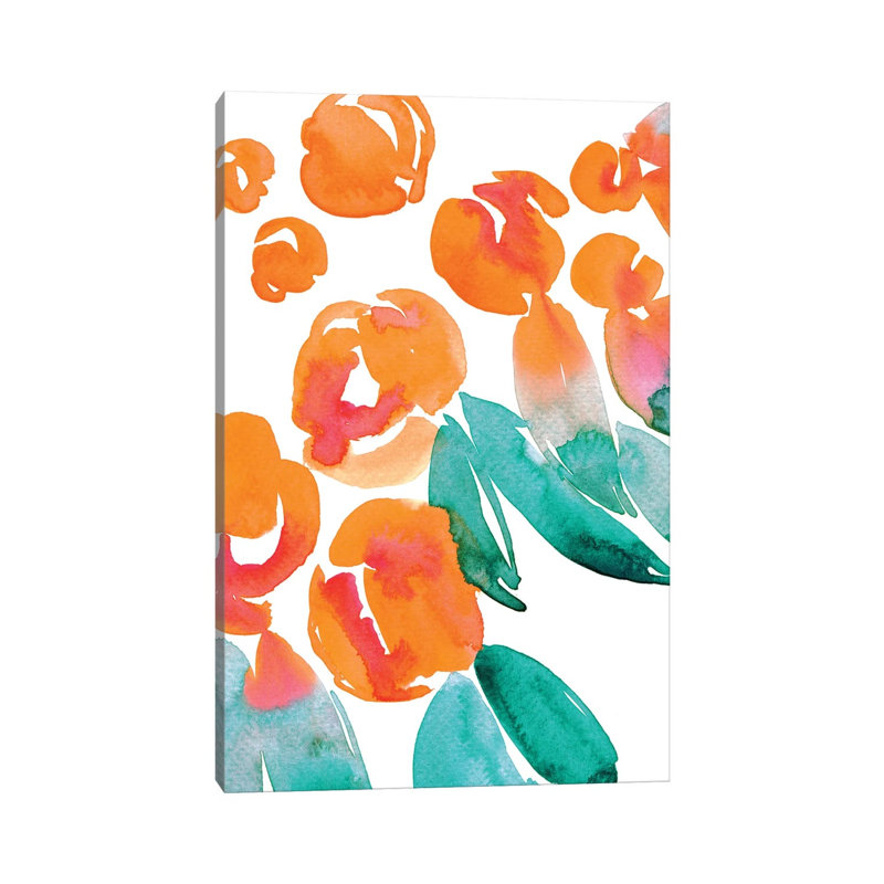 Alicia Bouquet II by Blursbyai - Wrapped Canvas Gallery-Wrapped Canvas Giclée, 66.04 cm H x 45.72 cm W