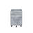 Faux Concrete & Silver File Cabinet, 3 Durability - Gray