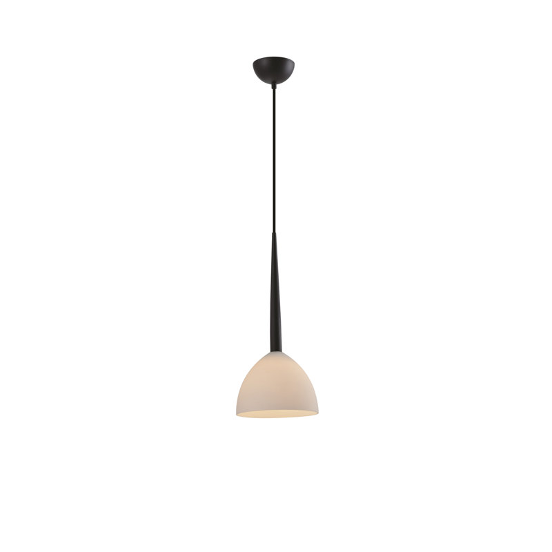 Eliza 1 - Light Black Dome Pendant