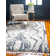 Tapis ikat gris Mitzy