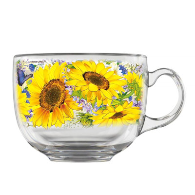 Jumbo Glass Mug 17 Fl Oz