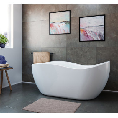 68'' x 31'' Soaking Acrylic Bathtub
