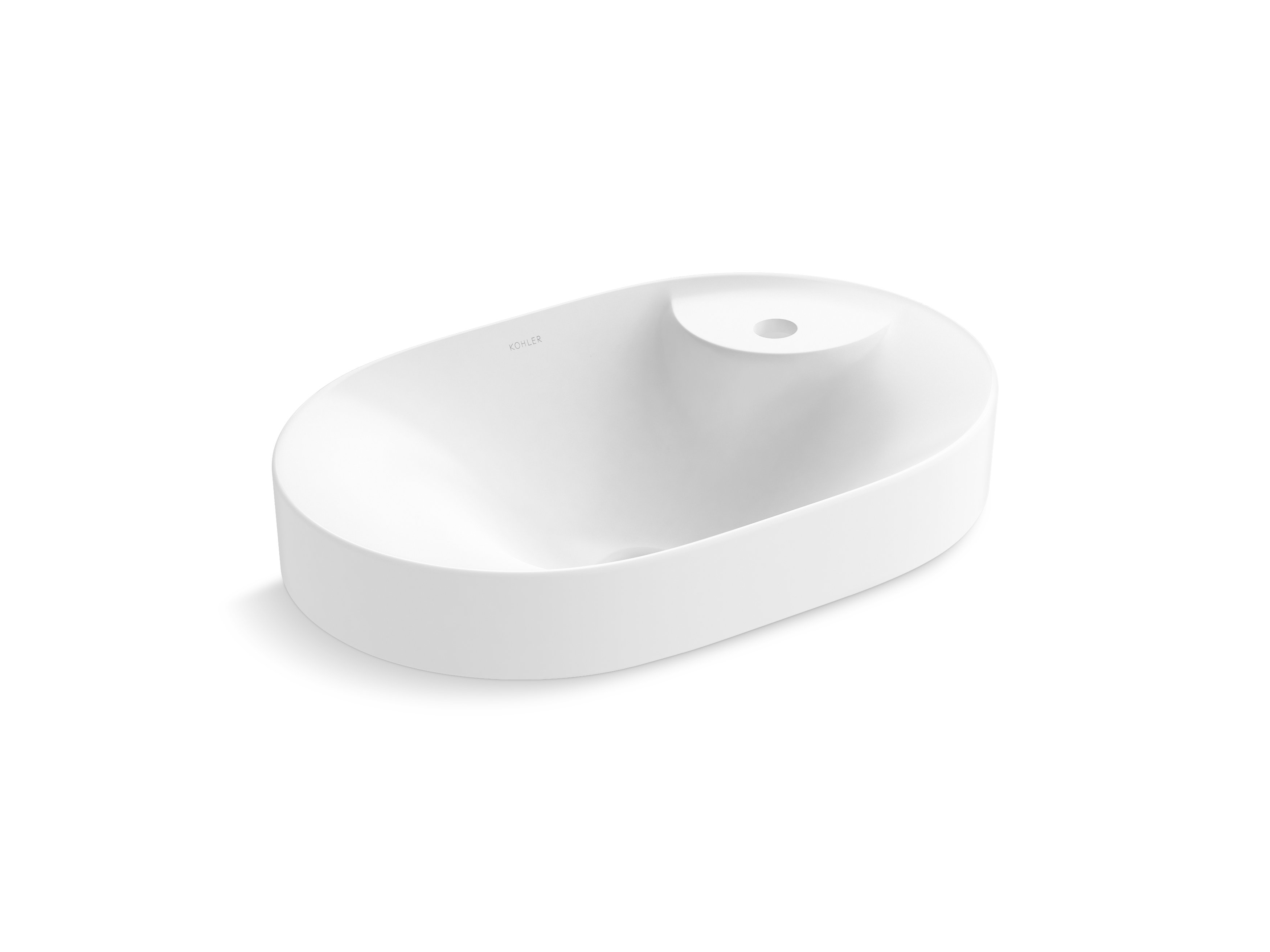 Kohler Chalice 22-3/4 " Oval Vessel Bathroom Sink & Reviews | Wayfair