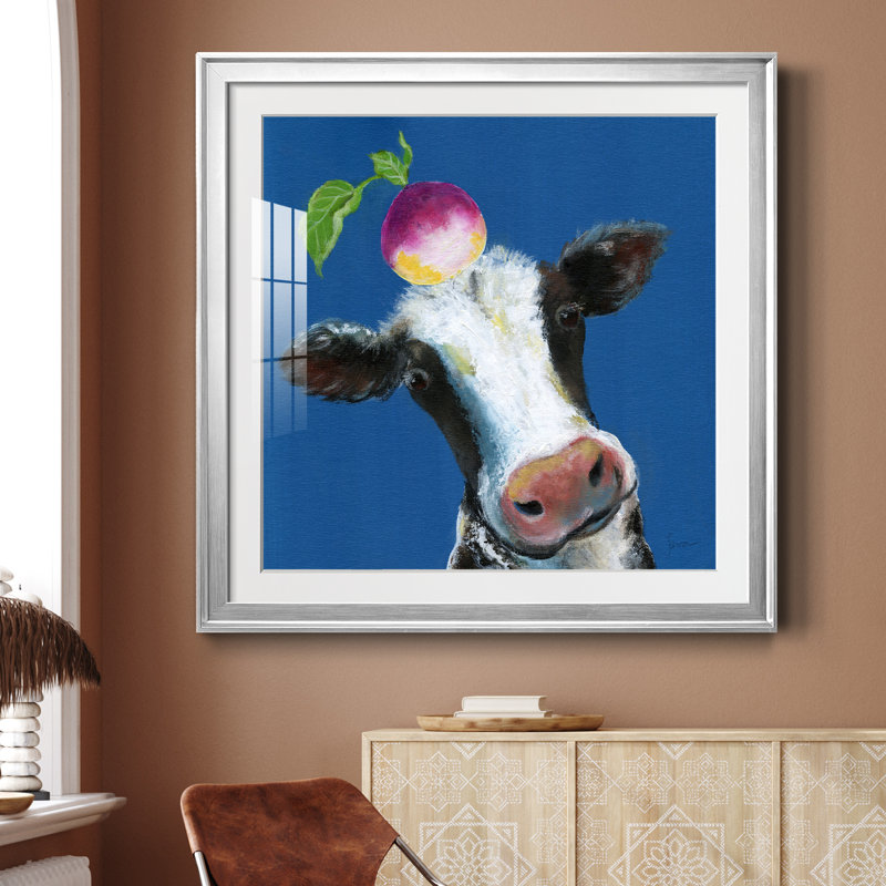 Nature ludique 1 - Peinture avec cadre, Toile encadrée argentée, H 26,5 po x l 26,5 po x P 1,5 po