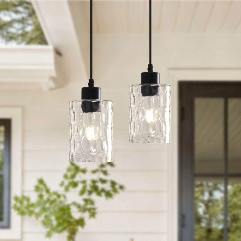 Luminaire suspendu simple 1 lumière 