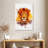 Brampt Lion Head Paint Splash-108355243