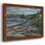 «Early Morning on the Beach», reproduction sur toile avec cadre flottant-96271033-96271031