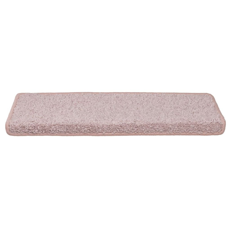 Braxter Non-Slip White and pink Stair Tread