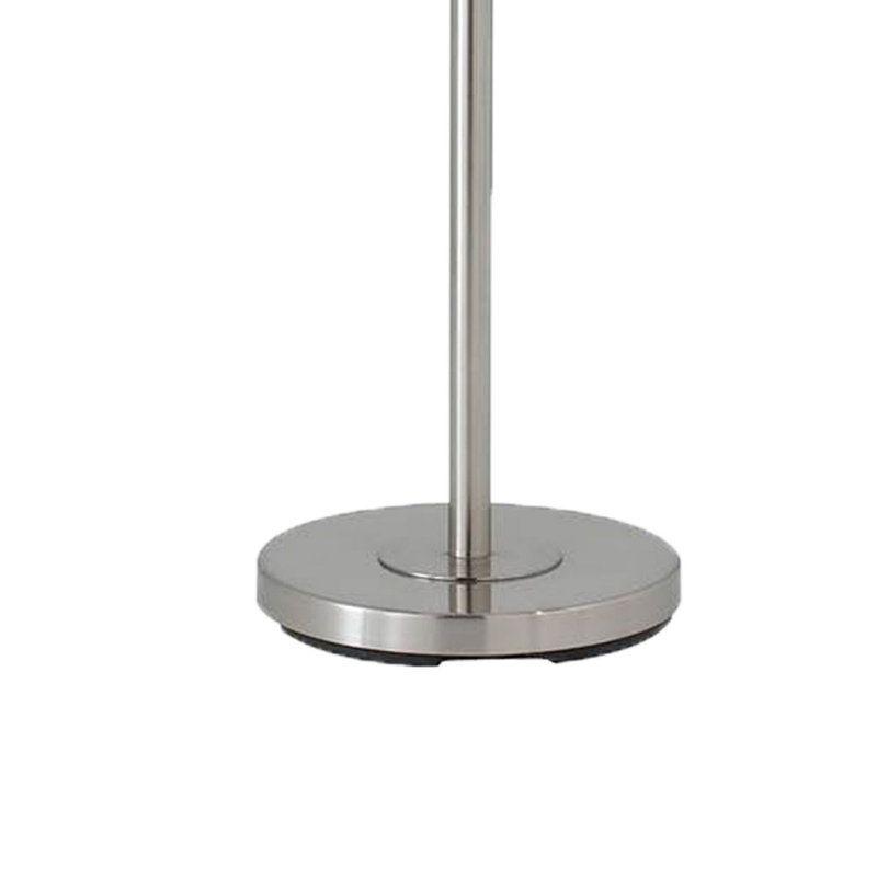 Yarissa 60'' Silver Tray Table Floor Lamp