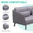 Upholstered 58.3'' Sofa