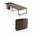 Outsunny Reclining Chaise Lounge Chair, Portable Sun Lounger, Folding Camping Cot, With Adjustable Backrest-1740539958