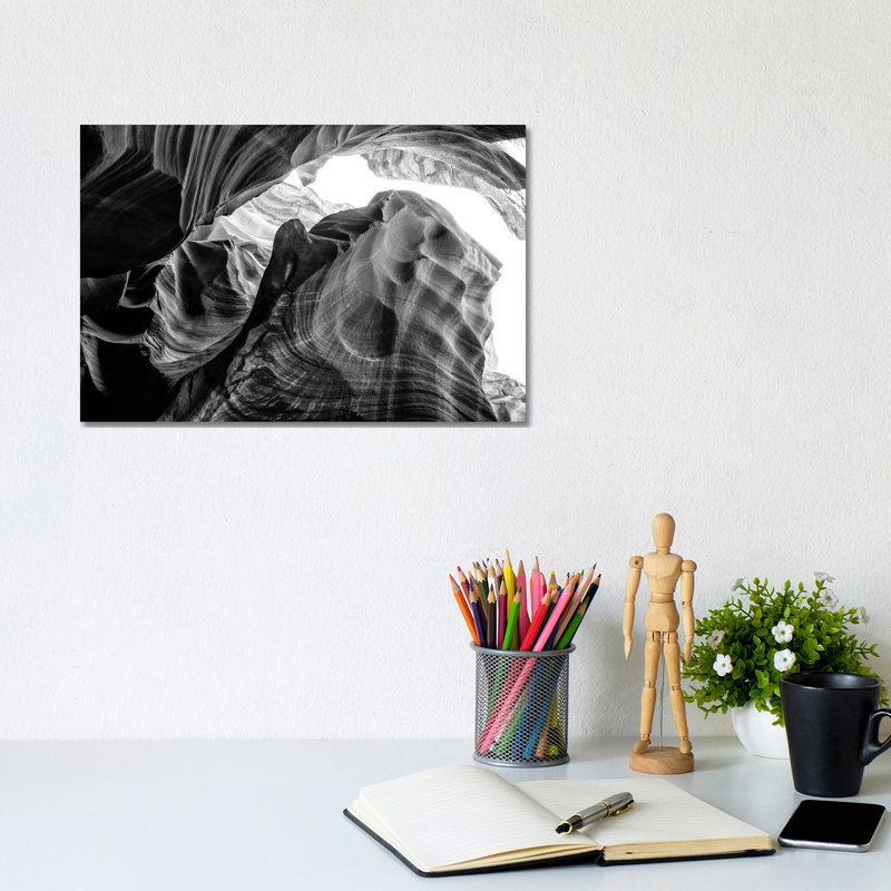 The Antelope Canyon Natural Wonder XIV by Philippe Hugonnard - Wrapped Canvas Print, 20.32 cm H x 30.48 cm W