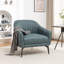 Fauteuil demi-tonneau en simili cuir Ammon-55865694