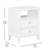 Weston White 2 Drawer Nightstand-449055144