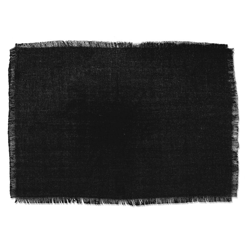 Ensemble de napperons 6 pièces Geoghegan, Noir