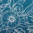 Cuban Flare Zentangle Floral Print Indoor/Outdoor Square Pillow-111784109-111784115