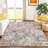 Machine Washable Indoor/Outdoor Raemoore ACN2403 Floral Rug-1886216974