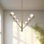 Cypress 2 Arm Opal Glass LED Pendant-2131018813