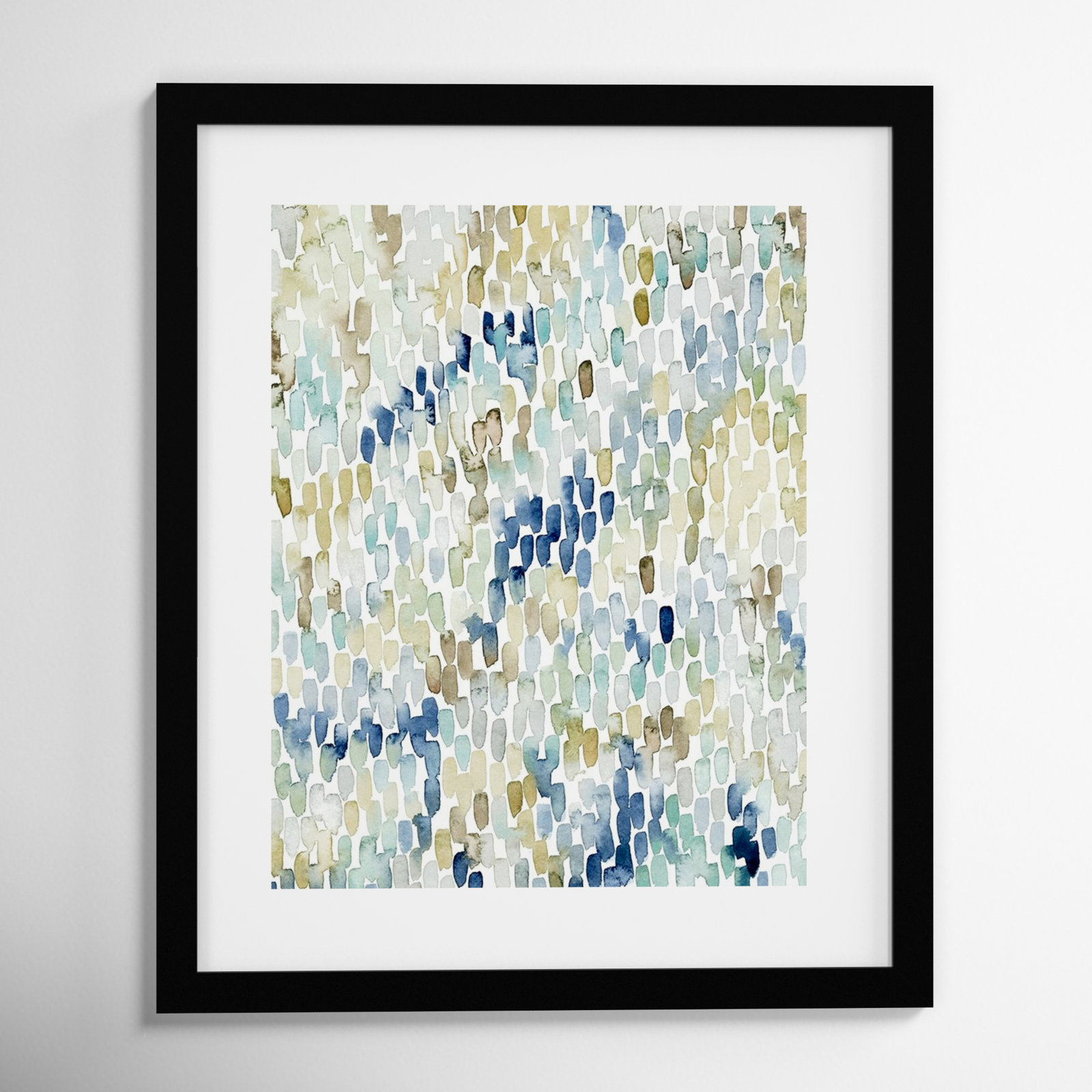 River Wavelets I by Grace Popp, Black Framed Paper, 37" H x 31" W