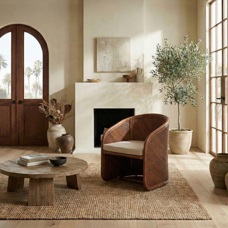Fauteuil demi-tonneau l 21 po Pegan