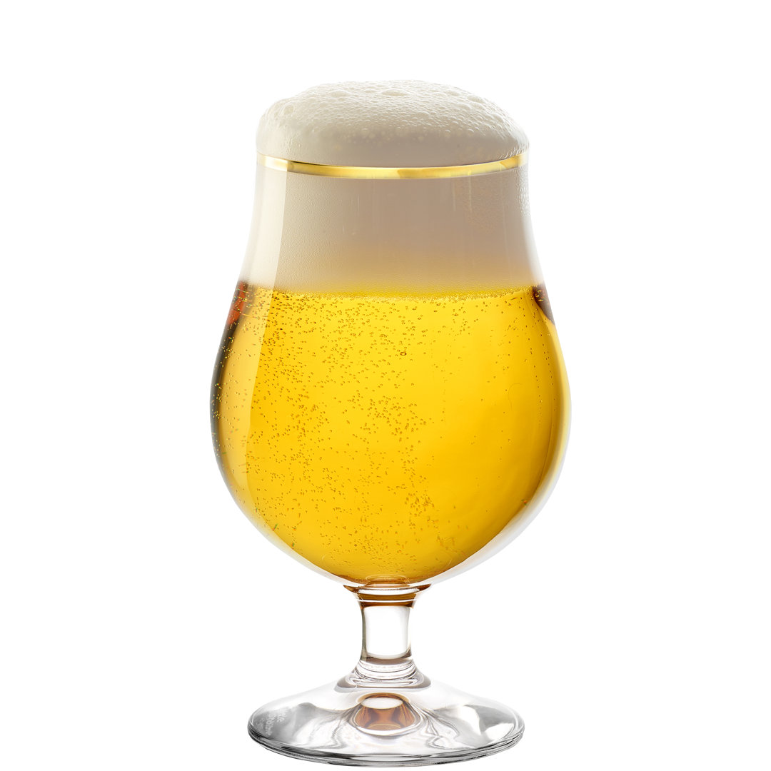 Berlin Beer Glass With Gold Rim Set (Set of 4) Stölzle Lausitz