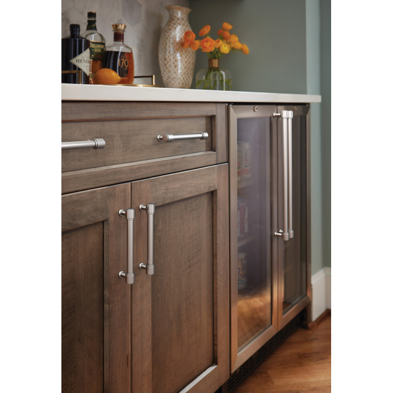 Faircrest Centre-to-Centre Cabinet Pull, Polished Chrome, 5 1/16"