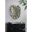 24.8X17.3X2" Gold Monstera Leaf Wall Décor