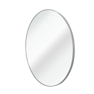 42 Inch Metal Framed Round Bathroom Mirror for Wall