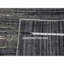 Tapis de couloir moderne en laine noué à la main 2 pi 6 po x 8 pi gris et noir 40A78F85CA7F4B1BB3EB07777962F067