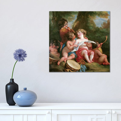 Music 1 Piece Wrapped Canvas Painting