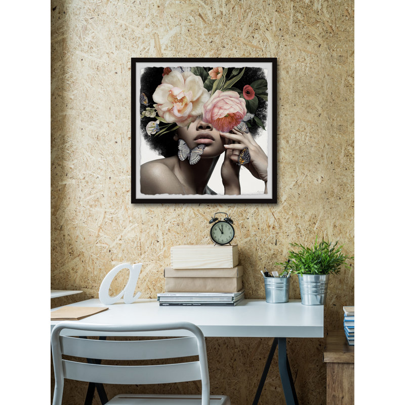 Butterfly Surprise by Marmont Hill - Single Picture Frame Painting, 30cm H x 30cm W