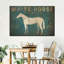 «White Horse No Kentucky», reproduction sur toile-1579498717