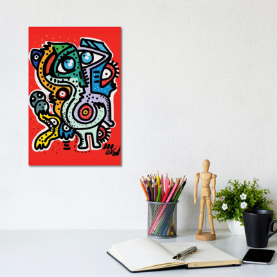Red Monsters Of December by Emmanuel Signorino - Wrapped Canvas Gallery-Wrapped Canvas Giclée