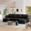 Canapé modulaire en U rembourré en chenille-2131781536-2131781539